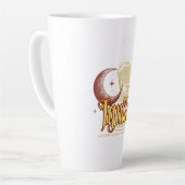 ONTSTEEK! Merk Merch van SWAG Inc. Latte Mok (Linkerhoek)