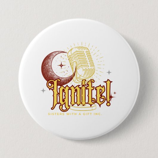 ONTSTEEK! Merk Merch van SWAG Inc. Ronde Button 7,6 Cm (Voorkant)