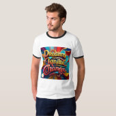 "Ontsteek uw visie" T-shirt (Voorkant volledig)