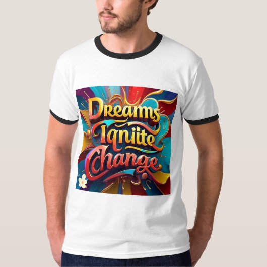 "Ontsteek uw visie" T-shirt (Voorkant)