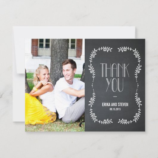 Ontstekende lekkernijen Weddenschap Hartelijk dank Bedankkaart (Voorkant)