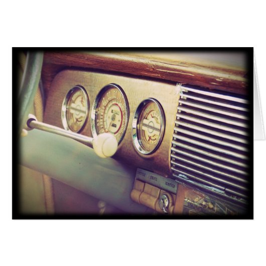 "Ontsteking" Antiek klassieke auto (Voorkant Horizontaal)