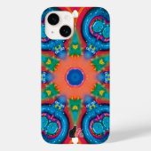 Ontsteking Kaleidoscope iPhone Case (Achterkant)
