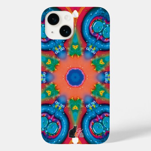 Ontsteking Kaleidoscope iPhone Case (Achterkant)