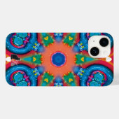 Ontsteking Kaleidoscope iPhone Case (Achterkant (horizontaal))