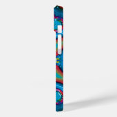 Ontsteking Kaleidoscope iPhone Case (Achterkant / Links)