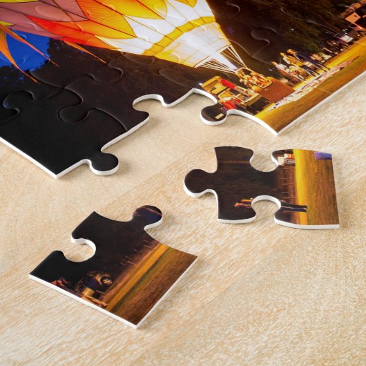 Ontsteking van luchtballonnen Jigzaag Puzzle Legpuzzel (Zijkant)