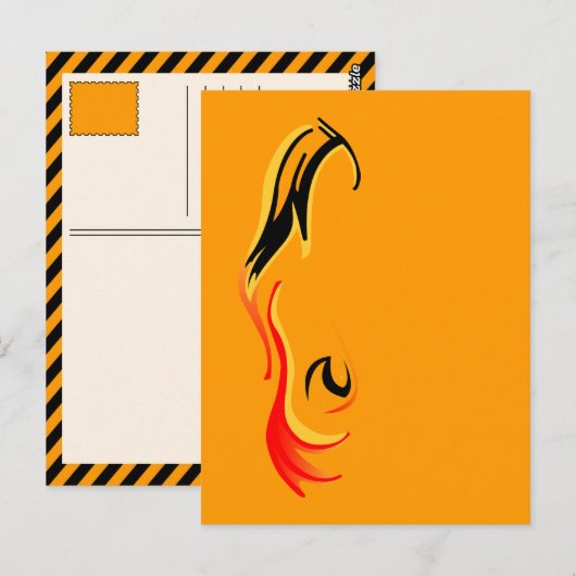 ontstoken briefkaart (Voorkant / Achterkant)