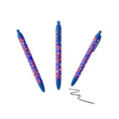 onttrokken blauwe inkt pen