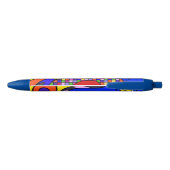 onttrokken blauwe inkt pen (Achterkant)