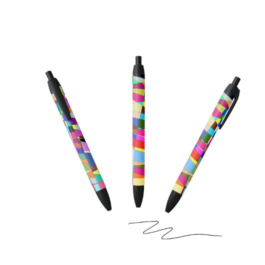 onttrokken zwarte inkt pen