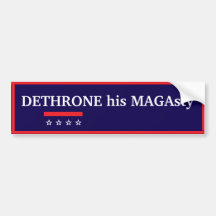 Onttroon Zijne MAGAsteit Bumpersticker