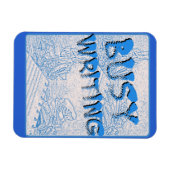 Ontvang bezige het Schrijven Slogan van de Motivat Magneet (Horizontaal)