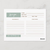 Ontvang Bride. Mason Jar Floral Briefkaart (Achterkant)