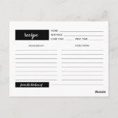 Ontvang de bruid-te-zijn. Moderne Floral Kaarten (Achterkant)