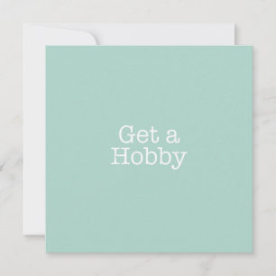 Ontvang de Hobby-briefkaart Notitiekaartje