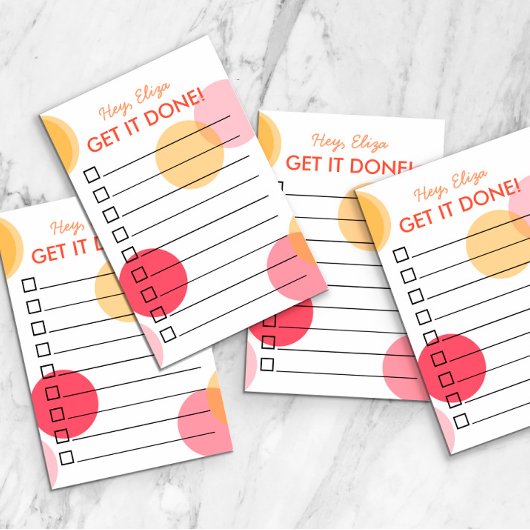 Ontvang deze handmatige Confetti om lijst te doen  Post-it® Notes