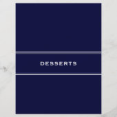Ontvang divider Desserts Navy Blue (Achterkant)