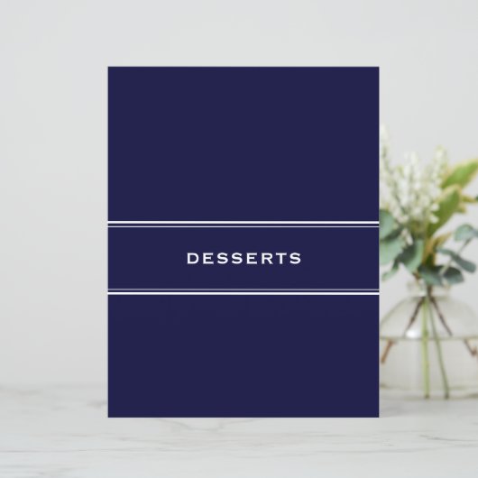 Ontvang divider Desserts Navy Blue (Staand voorkant)