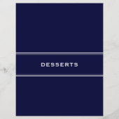 Ontvang divider Desserts Navy Blue (Voorkant)