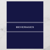 Ontvang divider Desserts Navy Blue (Achterkant)