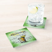 Ontvang Drink schroevendraaier Glazen Onderzetter (Schuin)