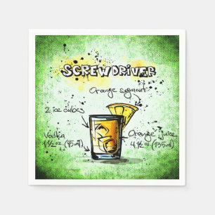 Ontvang Drink schroevendraaier Servetten