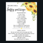 Ontvang een cadeautje voor vrolijke huwelijksdouch poster<br><div class="desc">Klik op "Ontwerp bewerken" om de lay-out aan te passen of te personaliseren (tekst wijzigen,  lettertypekleur,  lettertypestijl). ** Zie het volledige collectie voor de bijbehorende uitnodiging,  games voor vrijgezellenfeesten,  labels en bordjes.**</div>