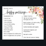 Ontvang een gelukkig huwelijksgebaar met een bruin poster<br><div class="desc">Klik op "Ontwerp bewerken" om de lay-out aan te passen of te personaliseren (tekst wijzigen,  lettertypekleur,  lettertypestijl). ** Zie het volledige collectie voor de bijbehorende uitnodiging,  games voor vrijgezellenfeesten,  labels en bordjes.**</div>