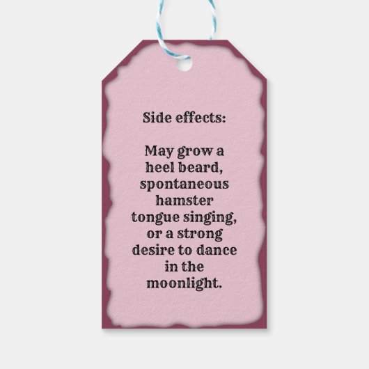 Ontvang een heks Halloween potion. Cadeaulabel (Achterkant)