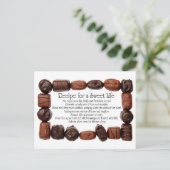 Ontvang een Lijst voor een Snoep met snoepgoed Briefkaart (Staand voorkant)