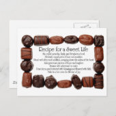 Ontvang een Lijst voor een Snoep met snoepgoed Briefkaart (Voorkant / Achterkant)