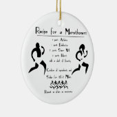 Ontvang een marathoner keramisch ornament (Rechts)