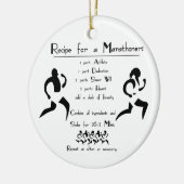 Ontvang een marathoner keramisch ornament (Links)