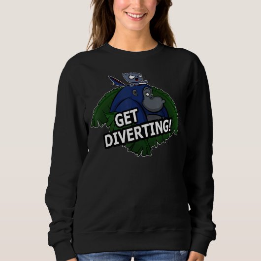 Ontvang een omleiding Gorilla en Cat Design Trui (Voorkant)