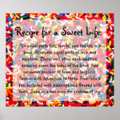 Ontvang een Poster met snoepgoed (Voorkant)