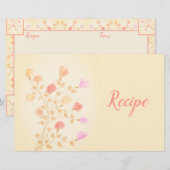 Ontvang Floral Designer Briefpapier (Voorkant / Achterkant)