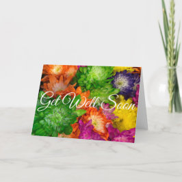 Ontvang goede regenboogwensen kaart