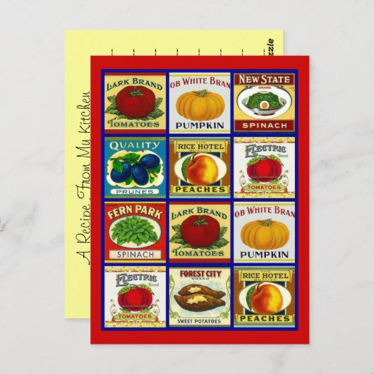 Ontvang het ontwerp van het Briefkaart van de Kaar (Voorkant / Achterkant)