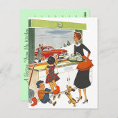 Ontvang het ontwerp van het Briefkaart van de Kaar (Voorkant / Achterkant)