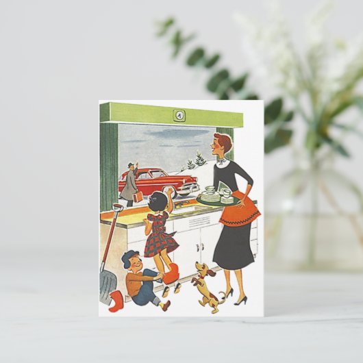 Ontvang het ontwerp van het Briefkaart van de Kaar (Staand voorkant)