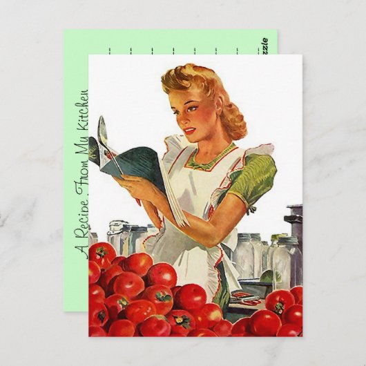 Ontvang het ontwerp van het Briefkaart van de Kaar (Voorkant / Achterkant)