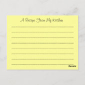 Ontvang het ontwerp van het Briefkaart van de Kaar (Achterkant)