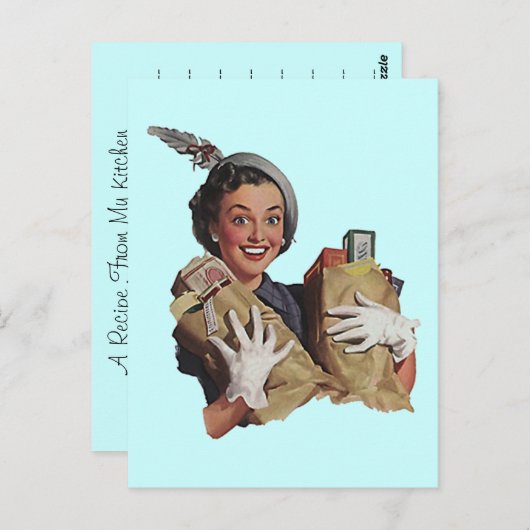 Ontvang het ontwerp van het Briefkaart van de Kaar (Voorkant / Achterkant)