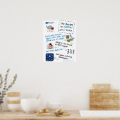 Ontvang het poster van je hersenen voor hersenonde (Keuken)
