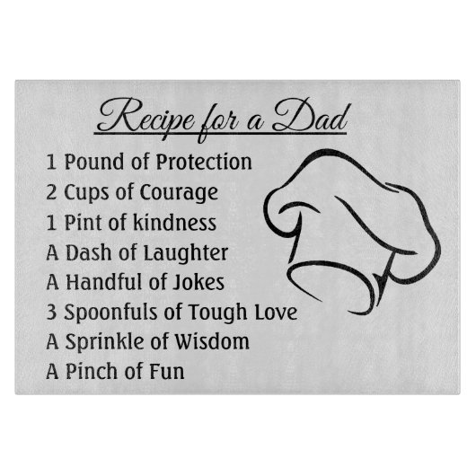 Ontvang je vader snijplank (Voorkant)