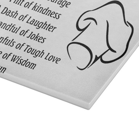 Ontvang je vader snijplank (Hoek)