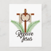 Ontvang Jezus Feestdagenkaart (Voorkant)