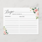 Ontvang Kaart voor de Bride Blush Pink Floral (Voorkant)