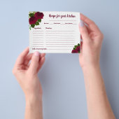 Ontvang kaart Vrijgezellenfeest rode ventilator (Hand)